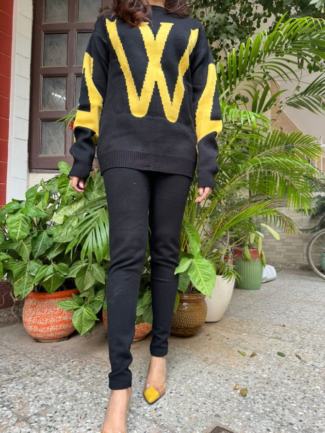 Warm Leggings (Free Size) - Black