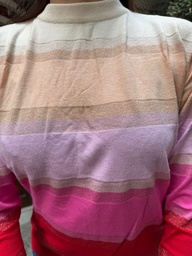 Color Striped Sweater