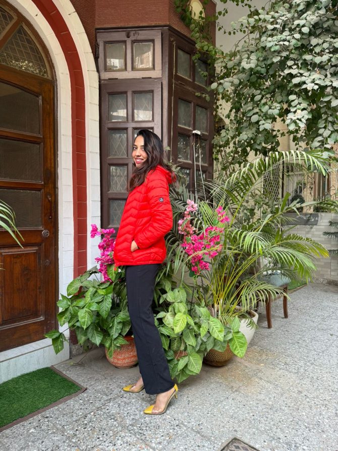 Red Puffer Jacket