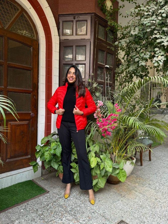 Red Puffer Jacket