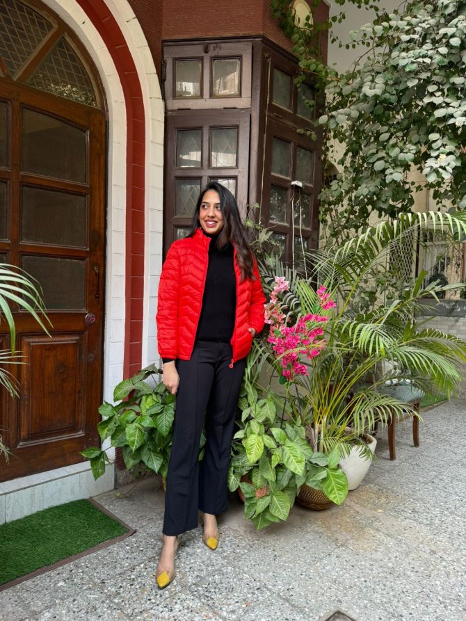 Red Puffer Jacket