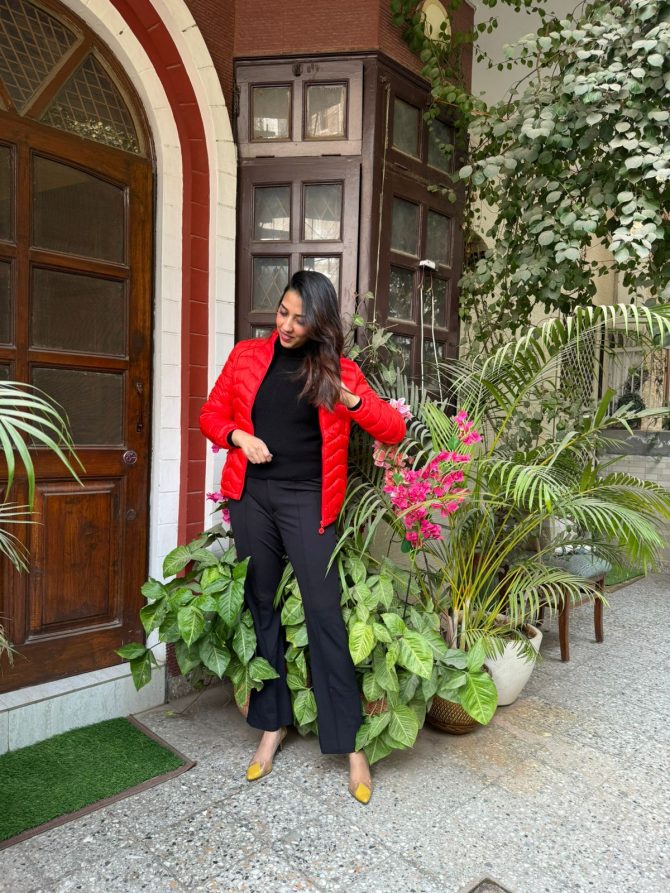Red Puffer Jacket