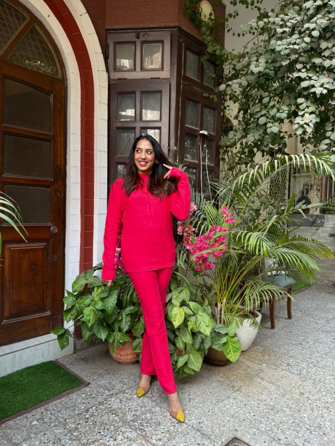 Cozy Warm Co-Ord Set (Free Size) (Luxe Collection)
