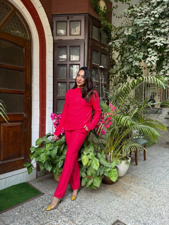 Cozy Warm Co-Ord Set (Free Size) (Luxe Collection)