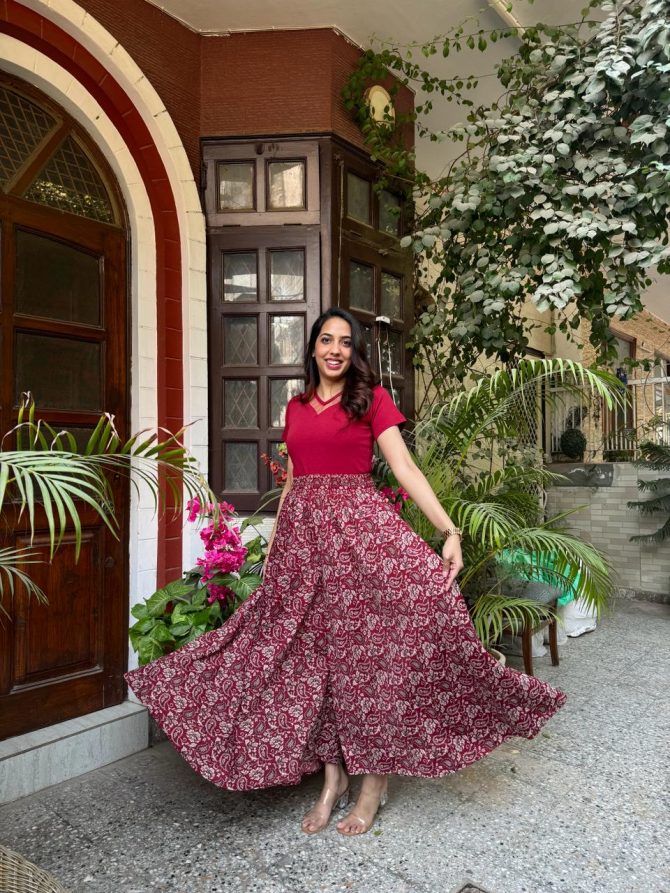 Floral Paisley Palazzo (Free Size)