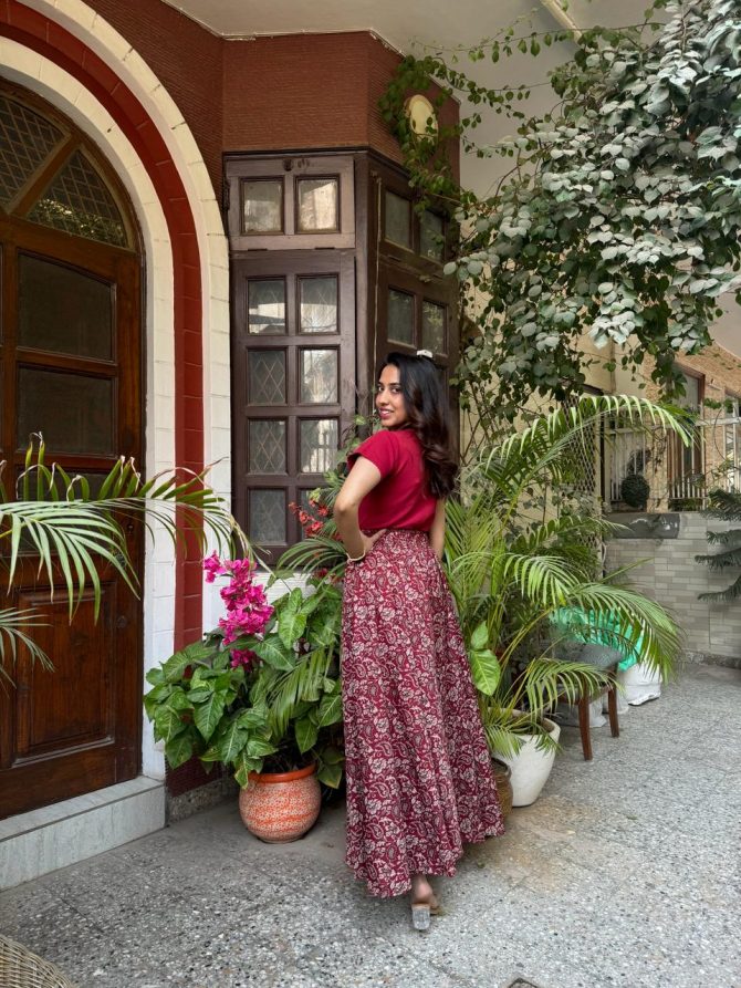 Floral Paisley Palazzo (Free Size)