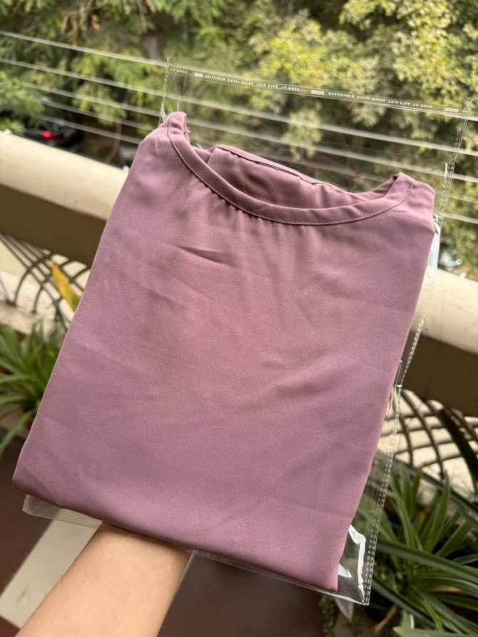 Pearl Sleeved Top- Pink