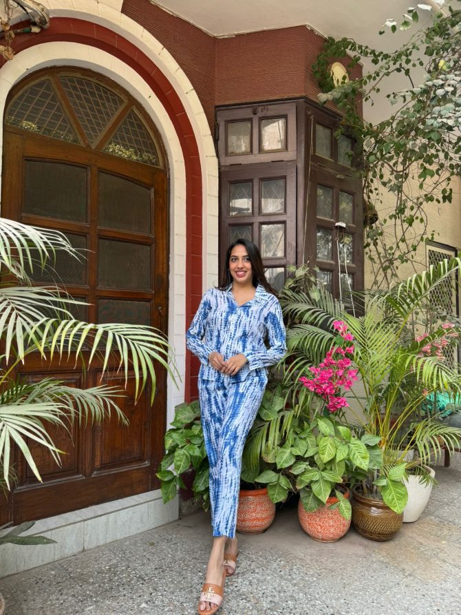 Blush Co-Ord Set- Blue
