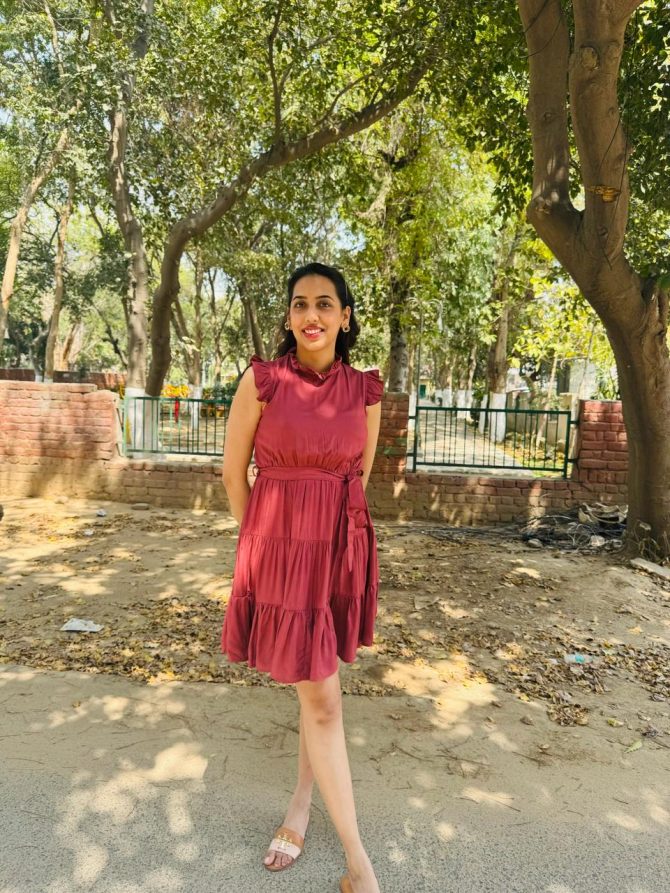 Doll Up Dress- Rose