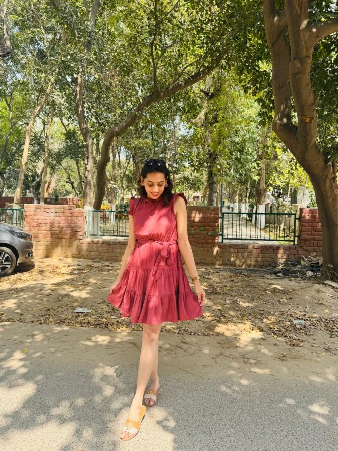 Doll Up Dress- Rose