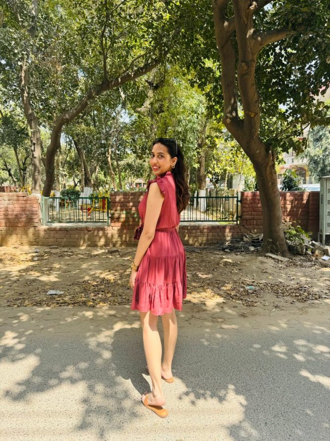 Doll Up Dress- Rose