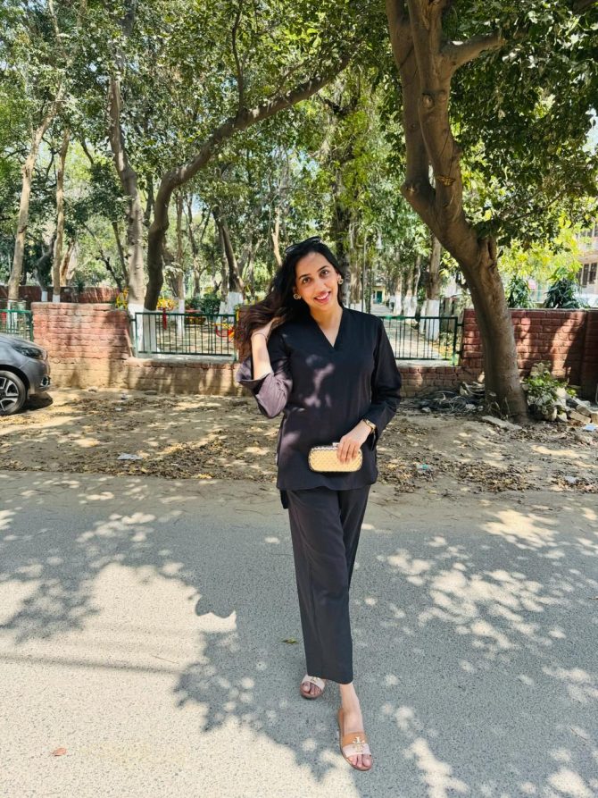 Summer Breeze Cotton Set - Black