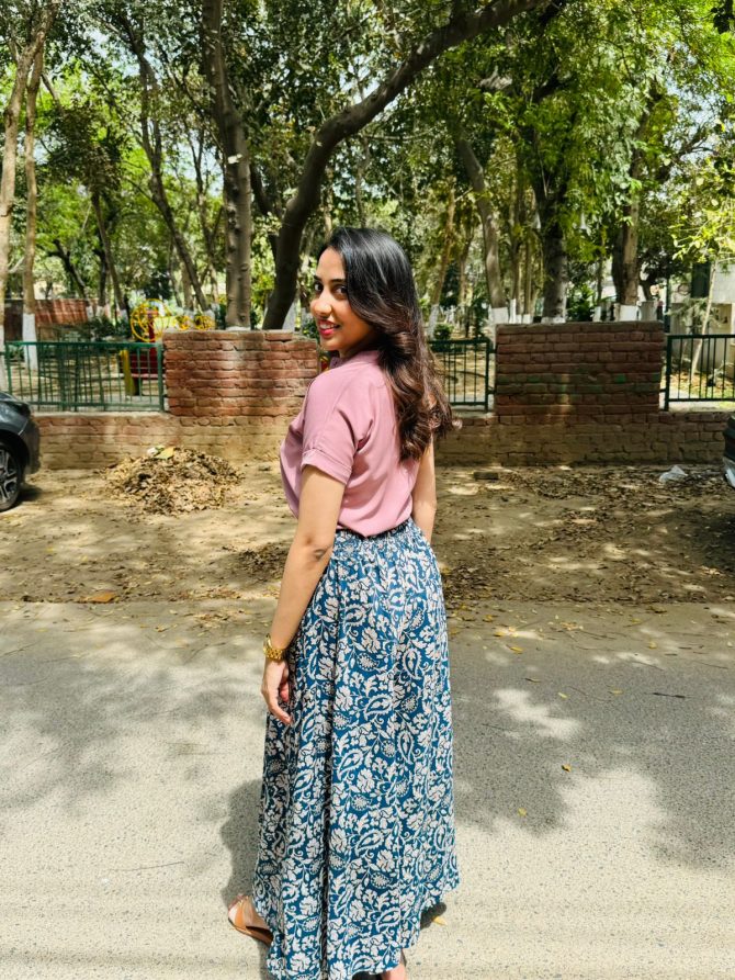 Blossoming Top - Dusky Pink