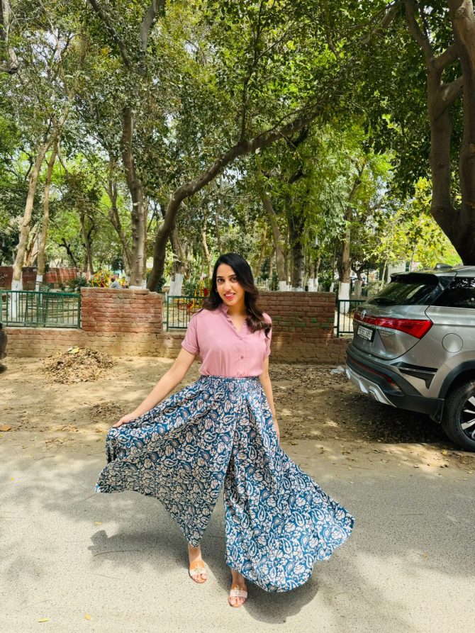 Blossoming Top - Dusky Pink