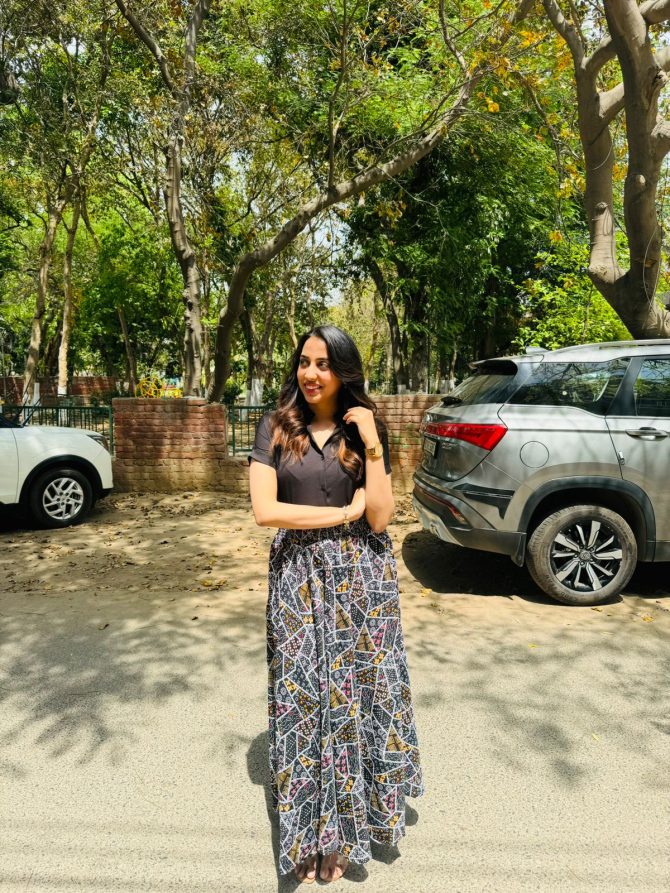 Patch Printed Palazzo (Free Size)