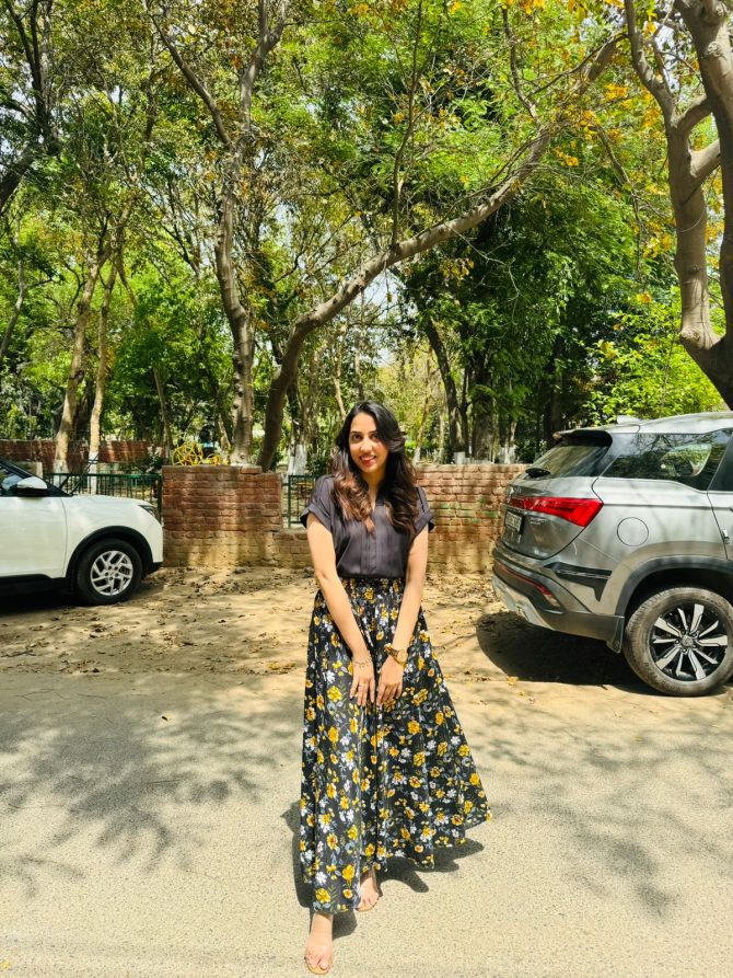 Garden Printed Palazzo (Free Size)
