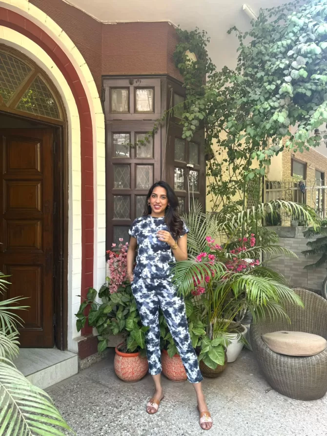 Tie Dye Lounge Set - Grey