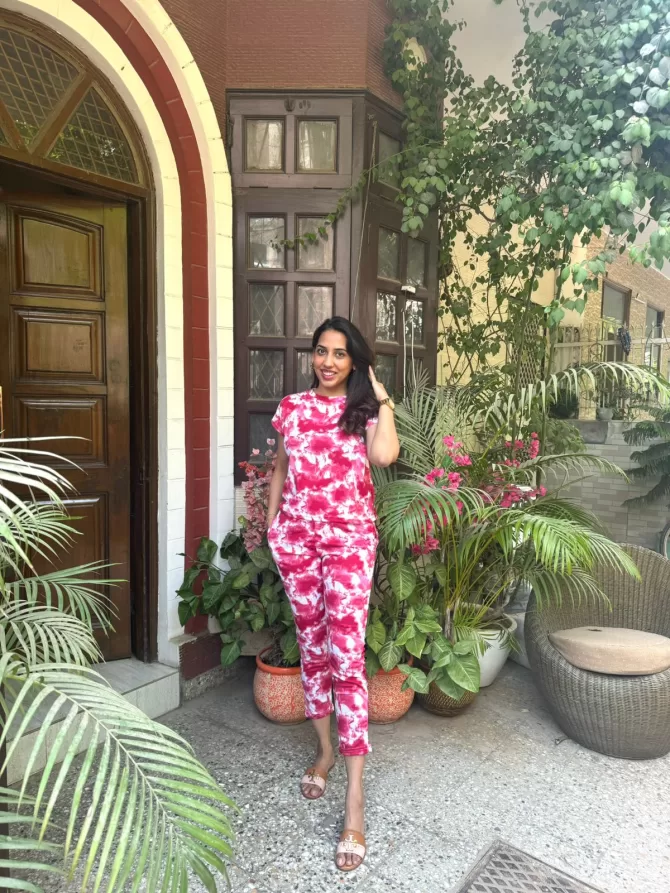 Tie Dye Lounge Set - Pink