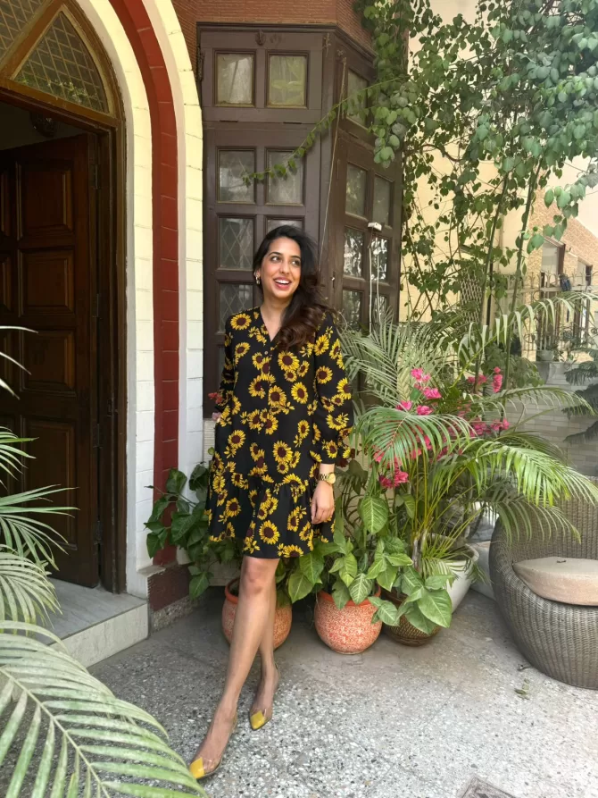Silly Sunflower Dress (Luxe Collection) - Regular