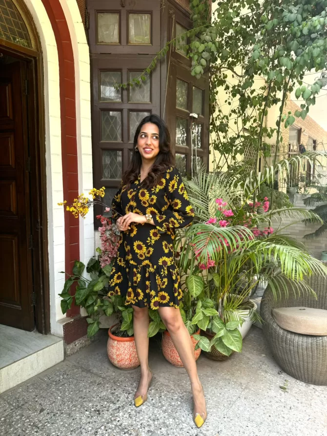 Silly Sunflower Dress (Luxe Collection) - Regular