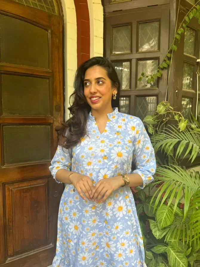 Breezy Bee Cotton Dress (Luxe Collection)