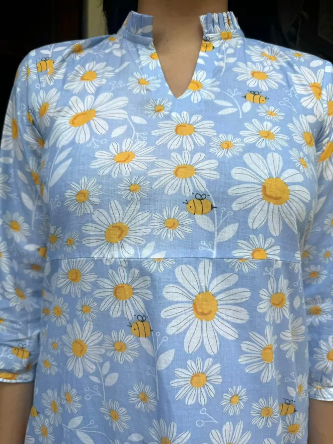 Breezy Bee Cotton Dress (Luxe Collection)