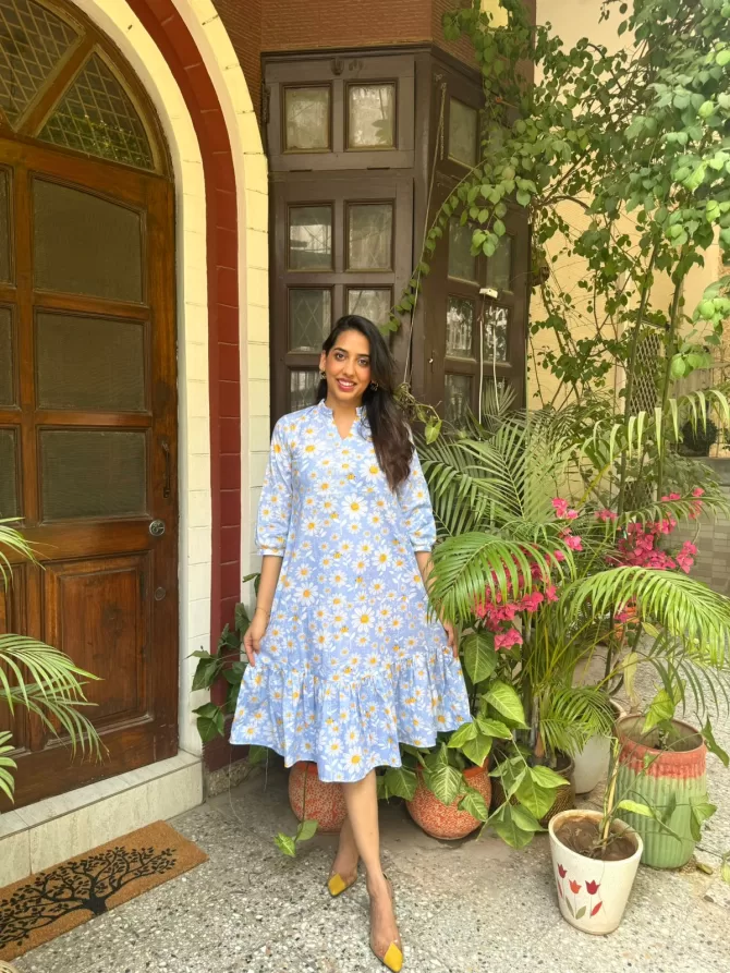 Breezy Bee Cotton Dress (Luxe Collection)