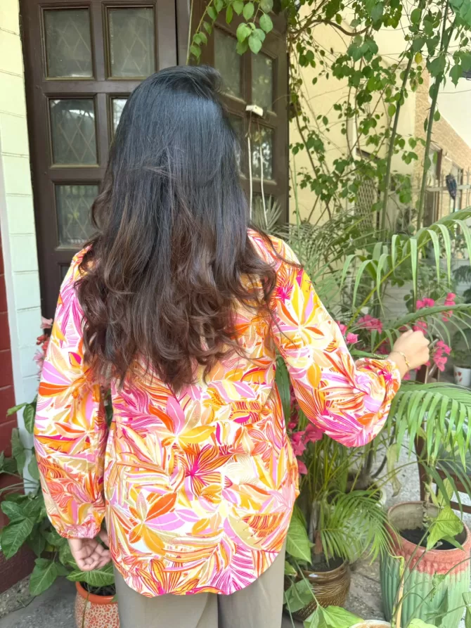 Quirky Queen Shirt - Orange (Premium Fabric)
