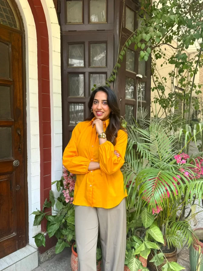 Eazy Breezy Cotton Shirt - Mustard