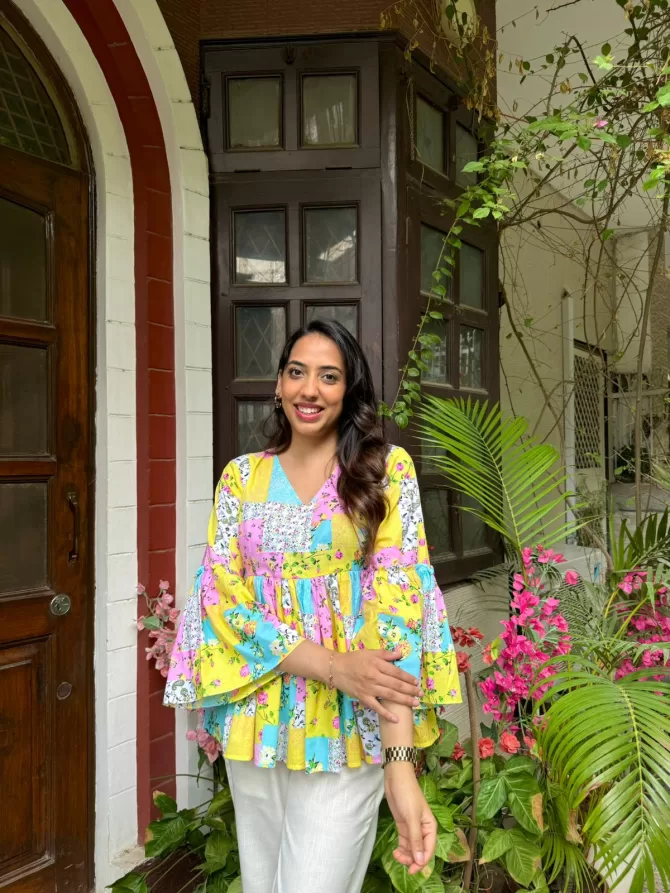 Pretty Patchwork Top (Premium Fabric)