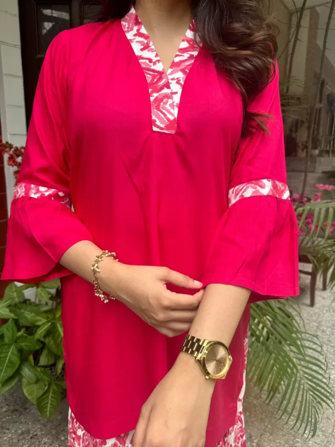 Sharara Sharara Set (Super Premium) - Pink
