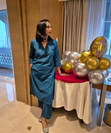 Luxe Lady Cotton Set – Teal 2