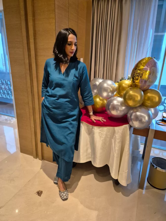 Luxe Lady Cotton Set - Teal