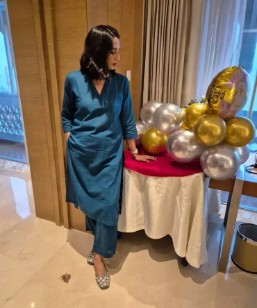 Luxe Lady Cotton Set – Teal