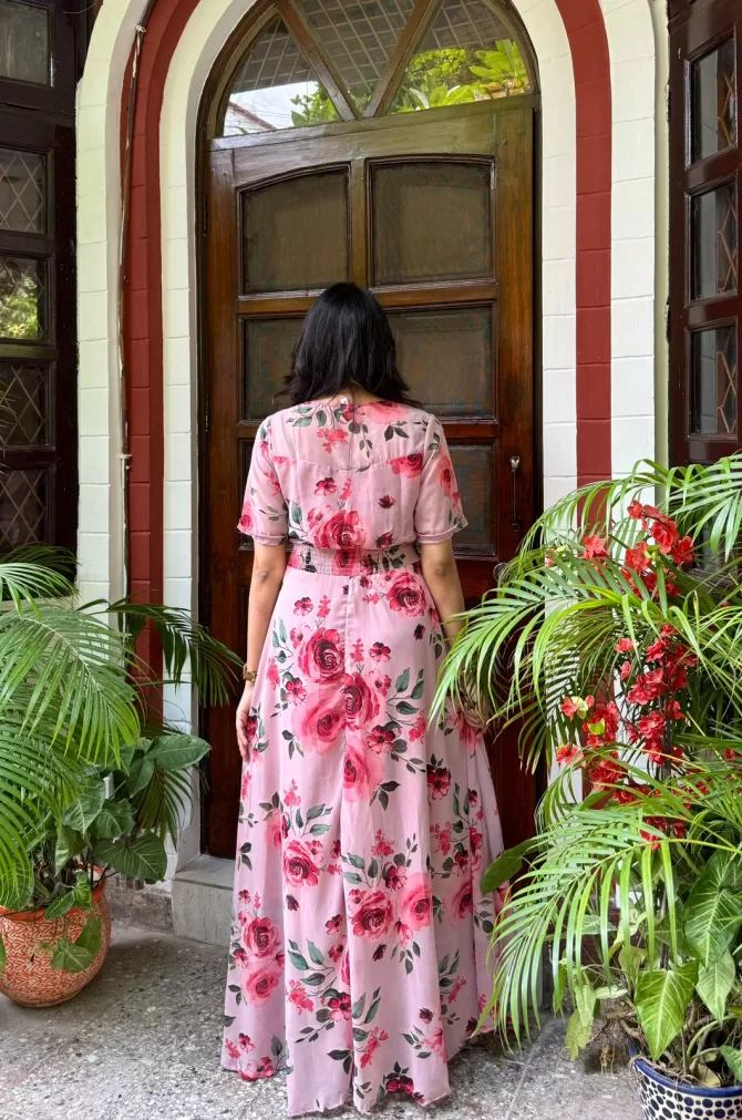 Shiuli Pastel Dress - Pink