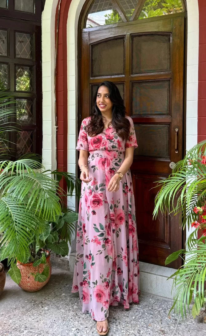 Shiuli Pastel Dress - Pink