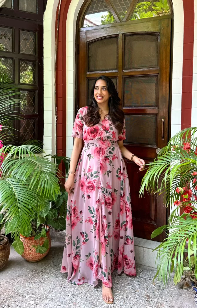 Shiuli Pastel Dress - Pink