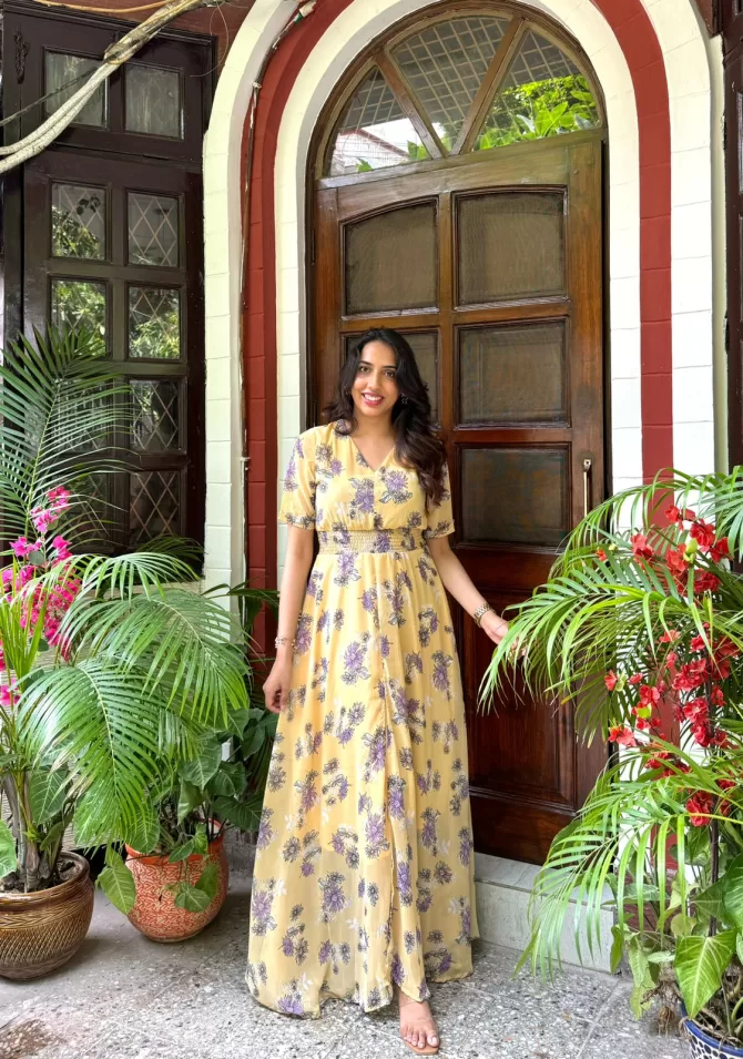 Shiuli Pastel Dress - Sunshine