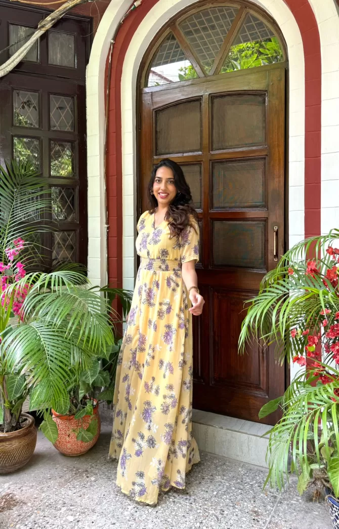 Shiuli Pastel Dress - Sunshine