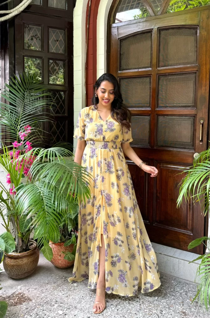 Shiuli Pastel Dress - Sunshine