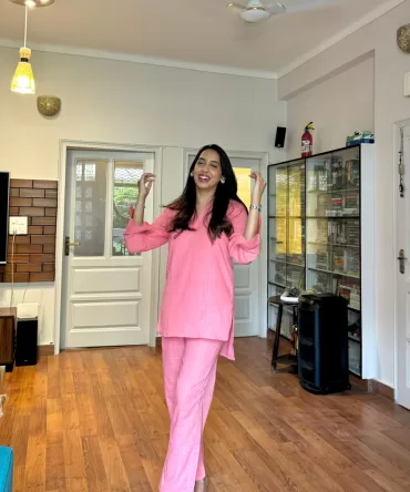 Summer Breeze Cotton Set – Pink