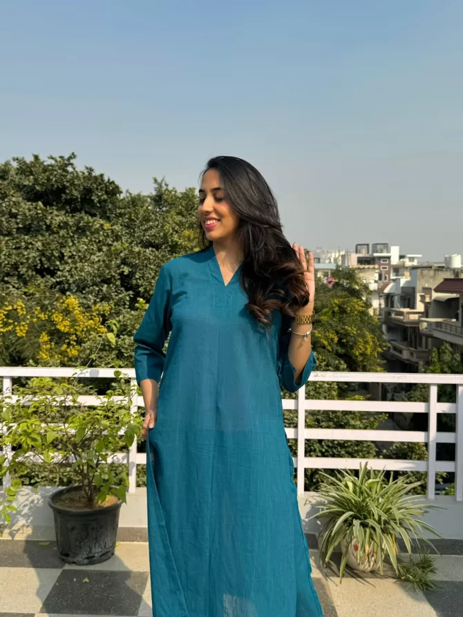 Luxe Lady Cotton Set - Teal