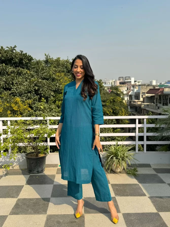 Luxe Lady Cotton Set - Teal