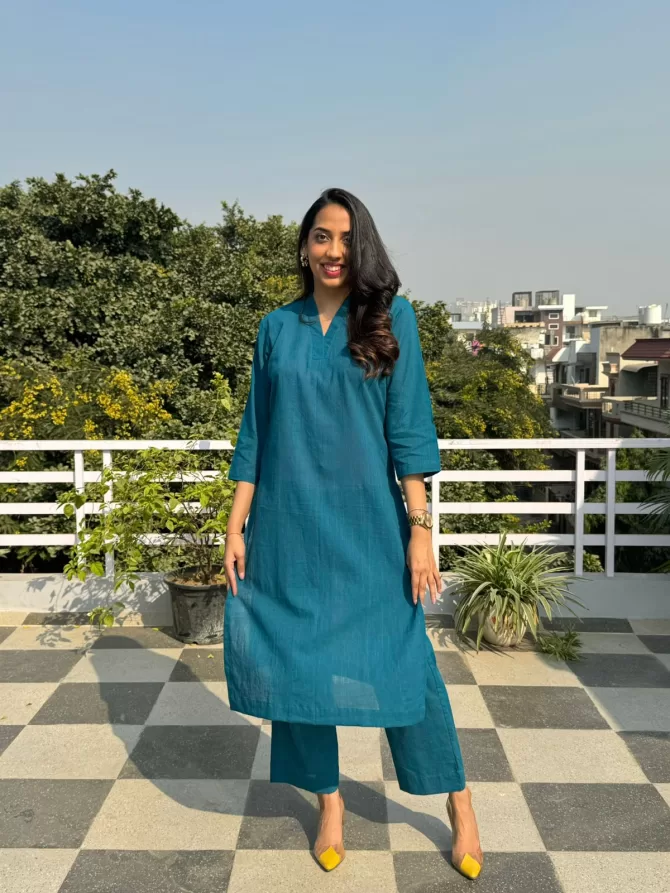Luxe Lady Cotton Set - Teal