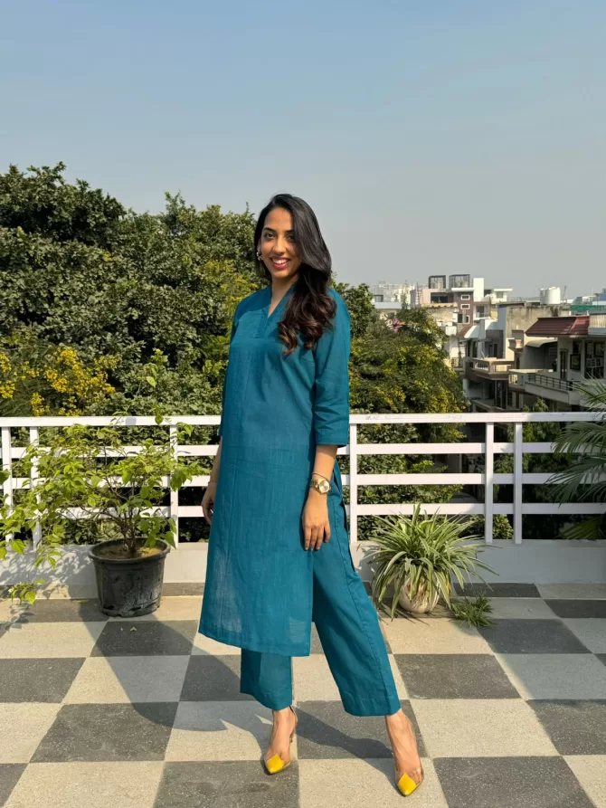Luxe Lady Cotton Set - Teal