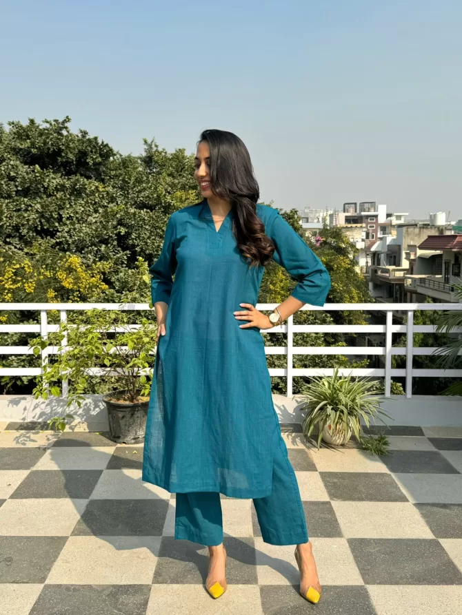 Luxe Lady Cotton Set - Teal