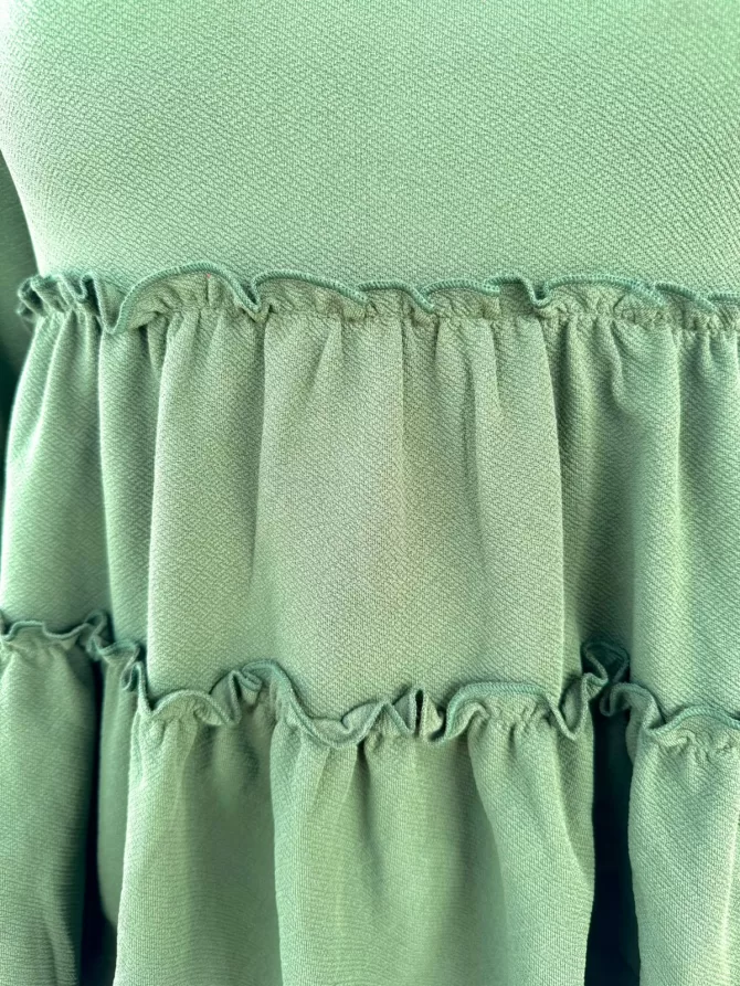 Delight Tiered Top - Green