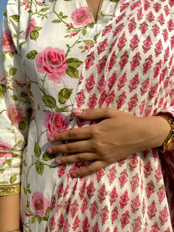 Rose 3 Piece Anarkali - Super Premium - Limited Edition