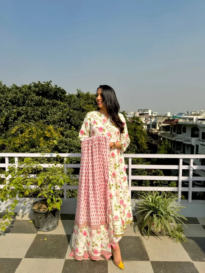Rose 3 Piece Anarkali - Super Premium - Limited Edition
