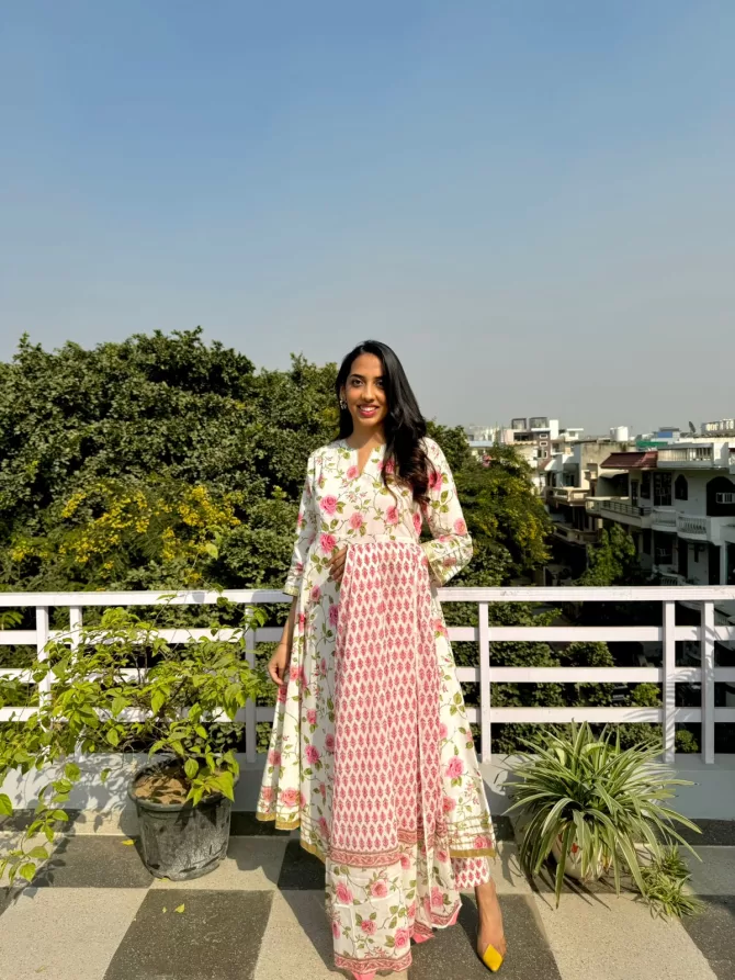Rose 3 Piece Anarkali - Super Premium - Limited Edition
